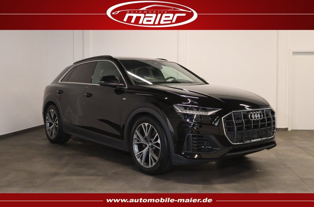 Audi Q8 55 TFSI qu. S line-Pano-STDHZ-B&O-AHK-360°-
