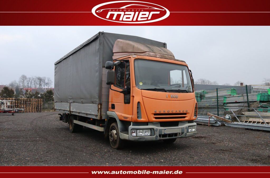 Iveco Eurocargo ML 1Q Pritsche + Plane