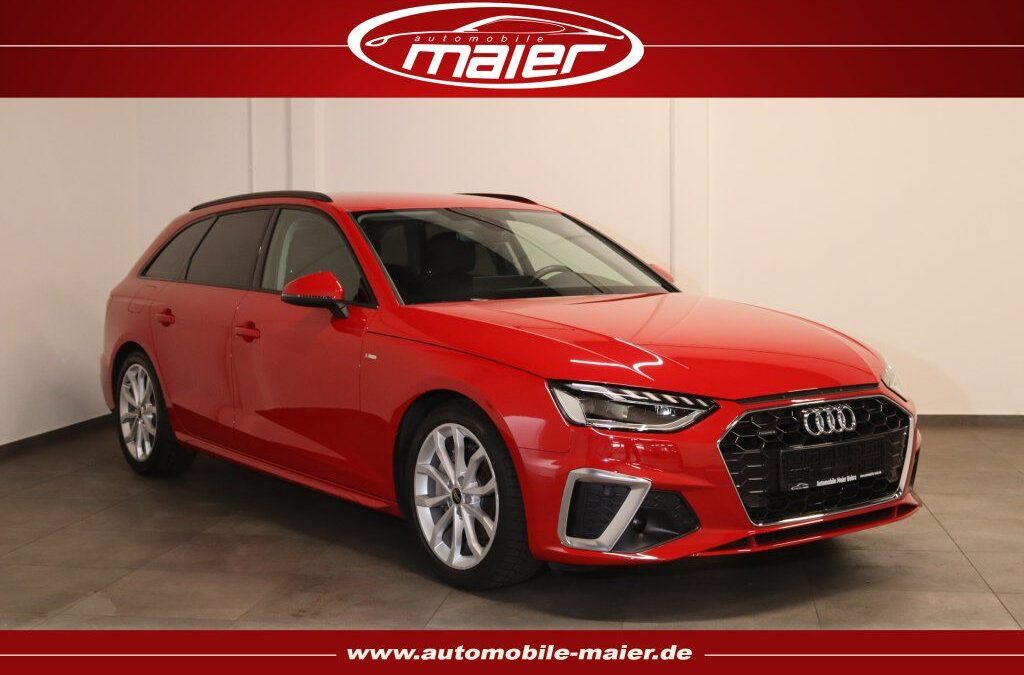 Audi A4 Av. 40 TFSI quattro S line-STDHZ-LED-VIRTUAL-