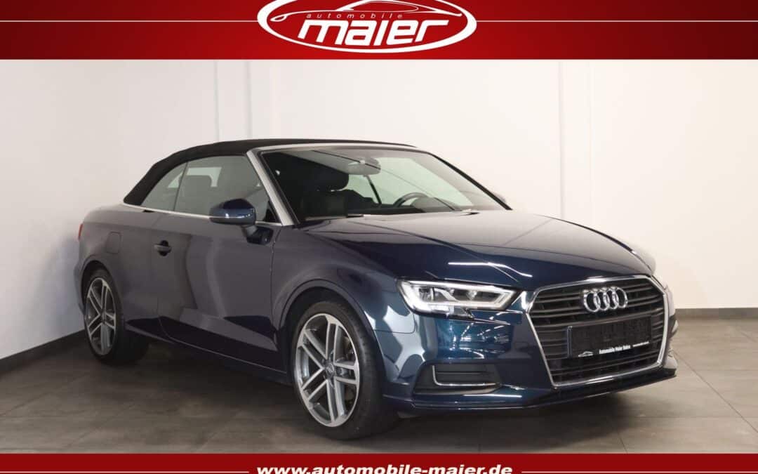 Audi A3 Cabrio 1.5 design-Virtual-Navi-Tempo-LED-SHZ-