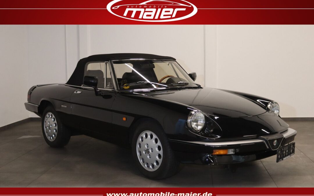 Alfa Romeo Spider 1.6 Cabrio -Top Zustand -Note 2+ -1.Hand