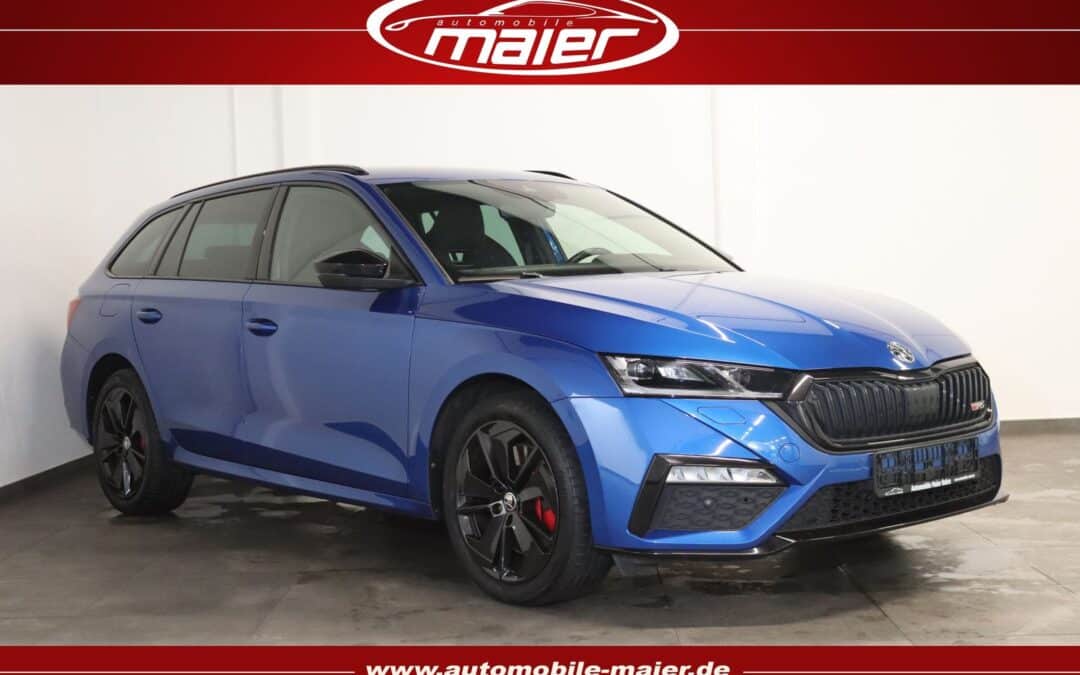 Skoda Octavia RS iV-Virtual-Navi-Canton-Tempo-LED-SHZ-