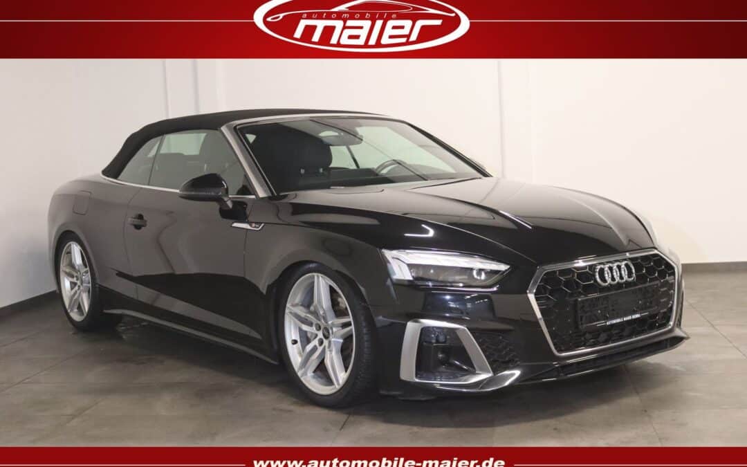 Audi A5 Cabrio 40 TFSI S line-VIRT-NAV-KAM-MATRIX-