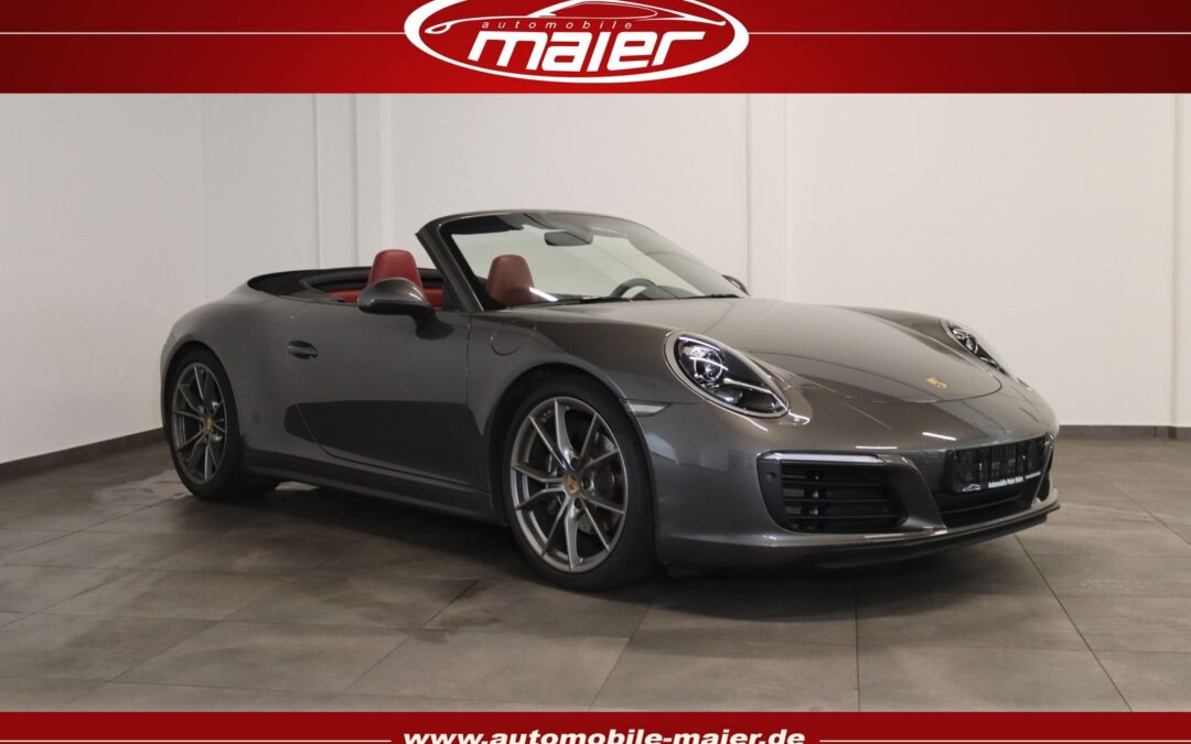 Porsche 991 Carrera 4 Cabriolet-Bi-Xenon-Navi-Approved-