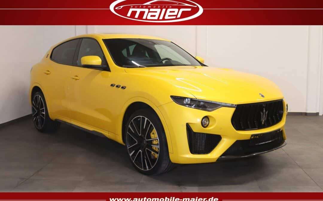 Maserati Levante 3.8 V8 Trofeo-Pano-Luft-360°-B&W-LED-