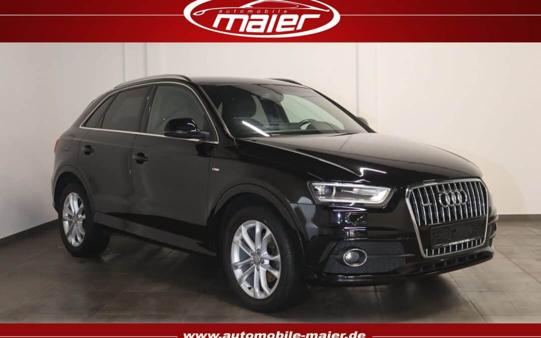 Audi Q3 2.0 TDI quattro S line-Navi-Xenon-AHK-KESSY-
