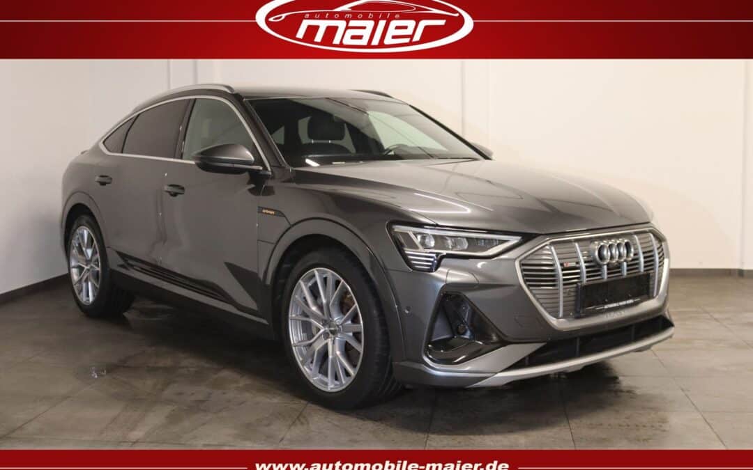 Audi e-tron 55 qu. S line Sportback-360°-HUD-MATRIX-