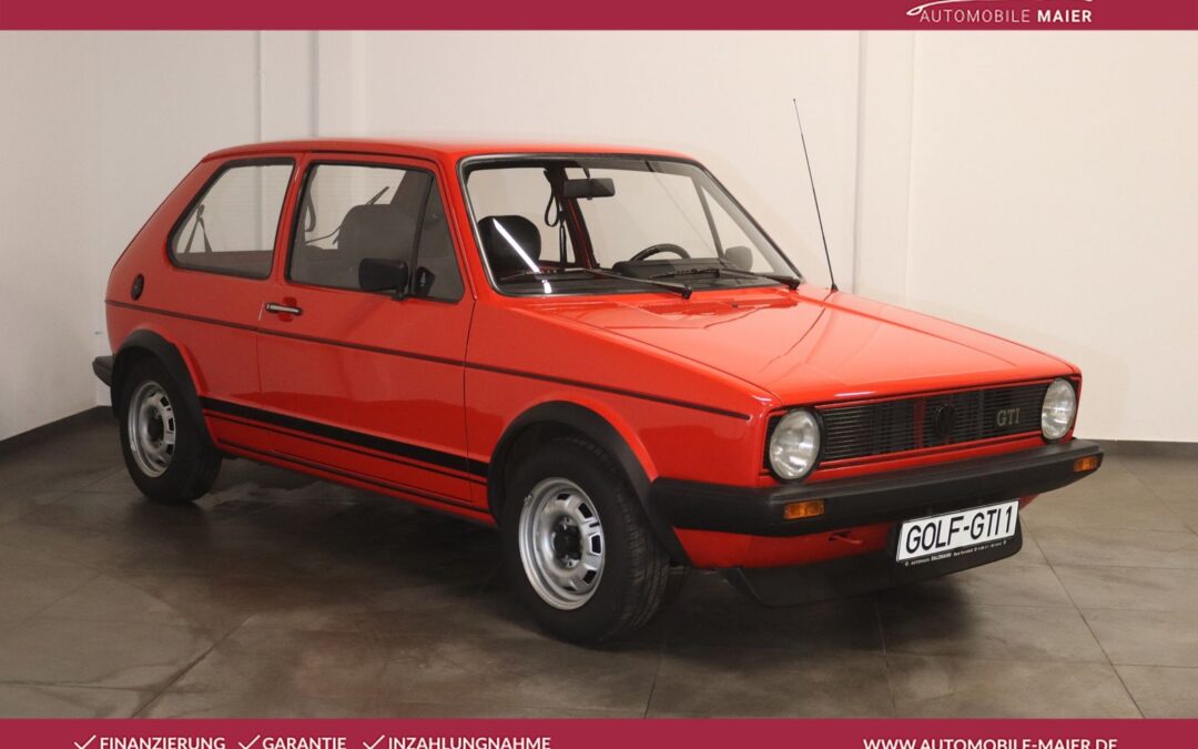 Volkswagen Golf 1 GTI Gepflegter Zustand Original