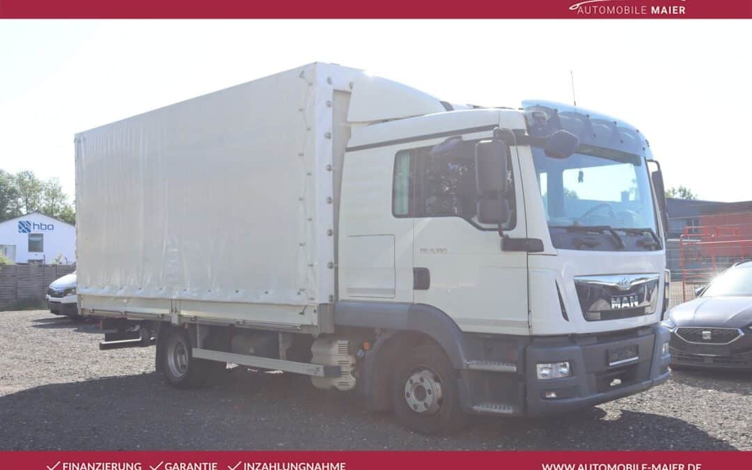 MAN TGL 8.220 FG 6 Sitzer-Pritsche+Plane Navi-AHK-