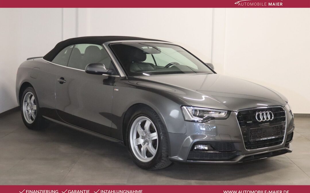 Audi A5 Cabrio 2.0 TDI qu. S line-Xenon-Navi-SHZ-DSP-