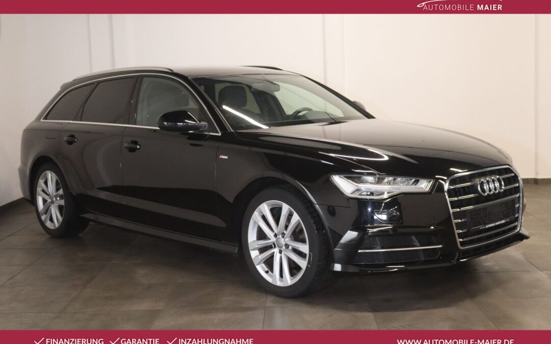 Audi A6 Av. 2.0 TDI S line-Navi-LED-Kamera-AHK-STDHZ-