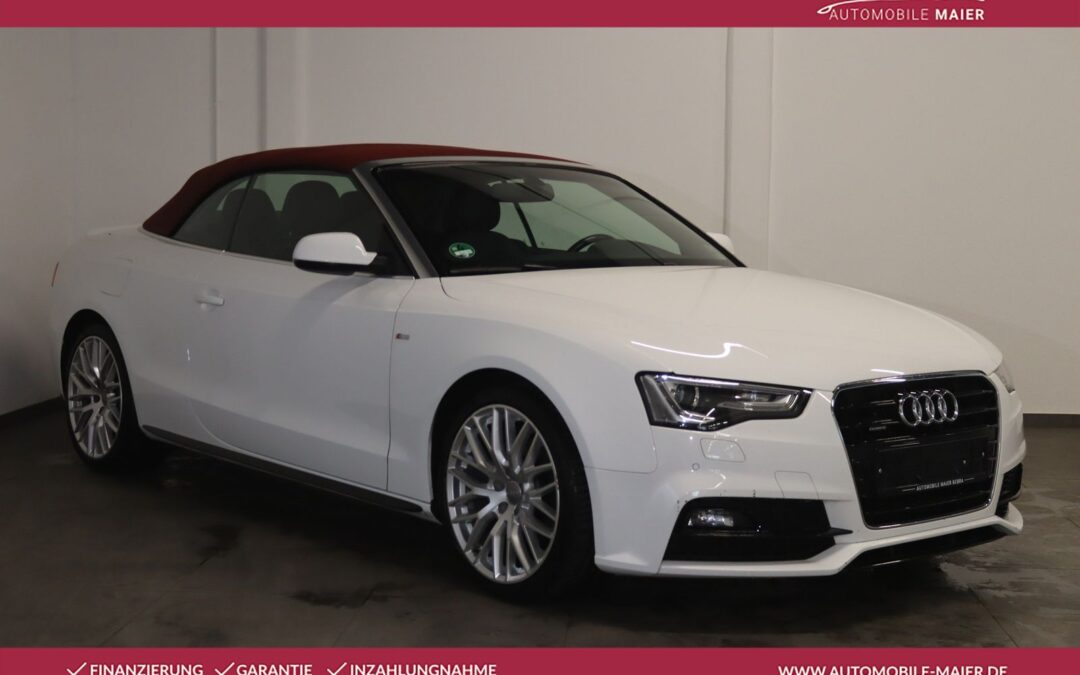Audi A5 Cabrio 2.0 TDI qu. S-Line-Xenon-AHK-SHZ-PDC