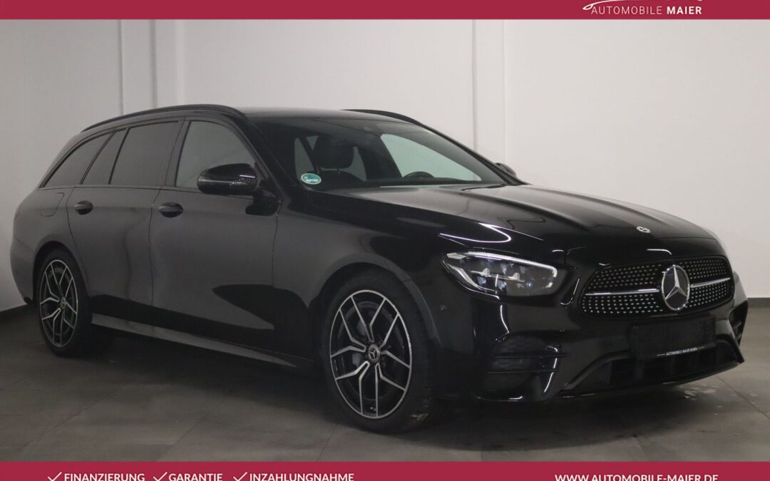 Mercedes-Benz E 220 d T AMG Line Night-PANO-MBUX+-AHK-KAMERA-