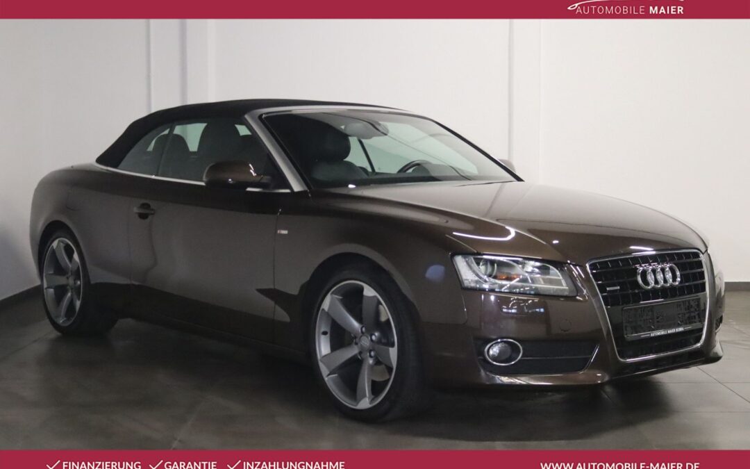 Audi A5 Cabrio 3.0 TDI S line qu.-XENON-NAV-SHZ-ROTOR